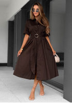 Koszulowa Kleid z paskiem Wind Sails Dunkelblau
