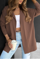 Długa Sweatshirt z kapturem Cozy Mood Beige