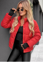 Krótka puchowa Jacke Last Thing Rot