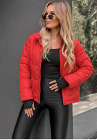 Krótka puchowa Jacke Last Thing Rot