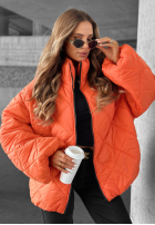 Krótka pikowana Jacke bomberka Fall Favorites Orange