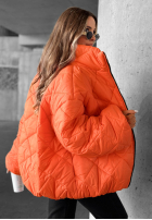 Krótka pikowana Jacke bomberka Fall Favorites Orange