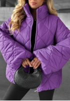 Krótka pikowana Jacke bomberka Fall Favorites Orange
