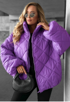 Krótka pikowana Jacke bomberka Fall Favorites Orange