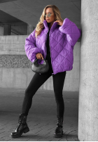 Krótka pikowana Jacke bomberka Fall Favorites Orange