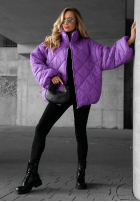 Krótka pikowana Jacke bomberka Fall Favorites Orange