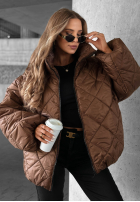 Krótka pikowana Jacke bomberka Fall Favorites Orange