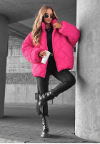 Krótka pikowana Jacke bomberka Fall Favorites Orange