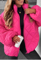 Krótka pikowana Jacke bomberka Fall Favorites Orange