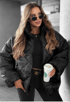 Krótka pikowana Jacke bomberka Fall Favorites Orange