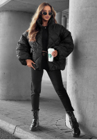 Krótka pikowana Jacke bomberka Fall Favorites Orange