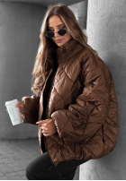 Krótka pikowana Jacke bomberka Fall Favorites Orange