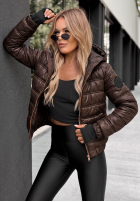 Pikowana Jacke z kapturem Wait For Me Rot