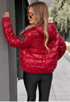 Pikowana Jacke z kapturem Wait For Me Rot