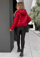 Pikowana Jacke z kapturem Wait For Me Rot