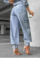 Hose Jeans balloon Until Sunset Blau