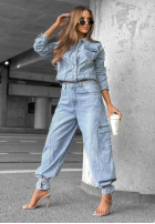 Jacke Jeans What A Day Hellblau