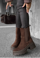 zamszowe Stiefeletten Maple Trail Beige