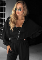 Set Sweatshirt, Hose i body 3in1 All For Love Schokoladenbraun