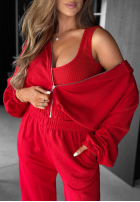 Set Sweatshirt, Hose i body 3in1 All For Love Schokoladenbraun