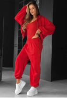 Set Sweatshirt, Hose i body 3in1 All For Love Schokoladenbraun