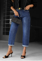 Hose Jeans mom fit Just My Type Dunkelblau