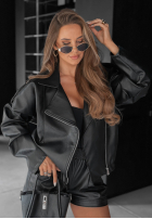 Skórzana Bikerjacke Wild Desire Schwarz
