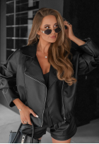 Skórzana Bikerjacke Wild Desire Schwarz