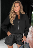 Sweatshirt z przeszyciami Soft Chapter Schwarz