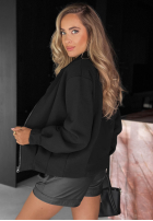Sweatshirt z przeszyciami Soft Chapter Schwarz