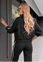 Sweat Set Sweatshirt i Hose z lampasem Unbelievable Schokoladenbraun
