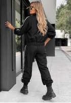 Sweat Set Sweatshirt i Hose z lampasem Unbelievable Schokoladenbraun