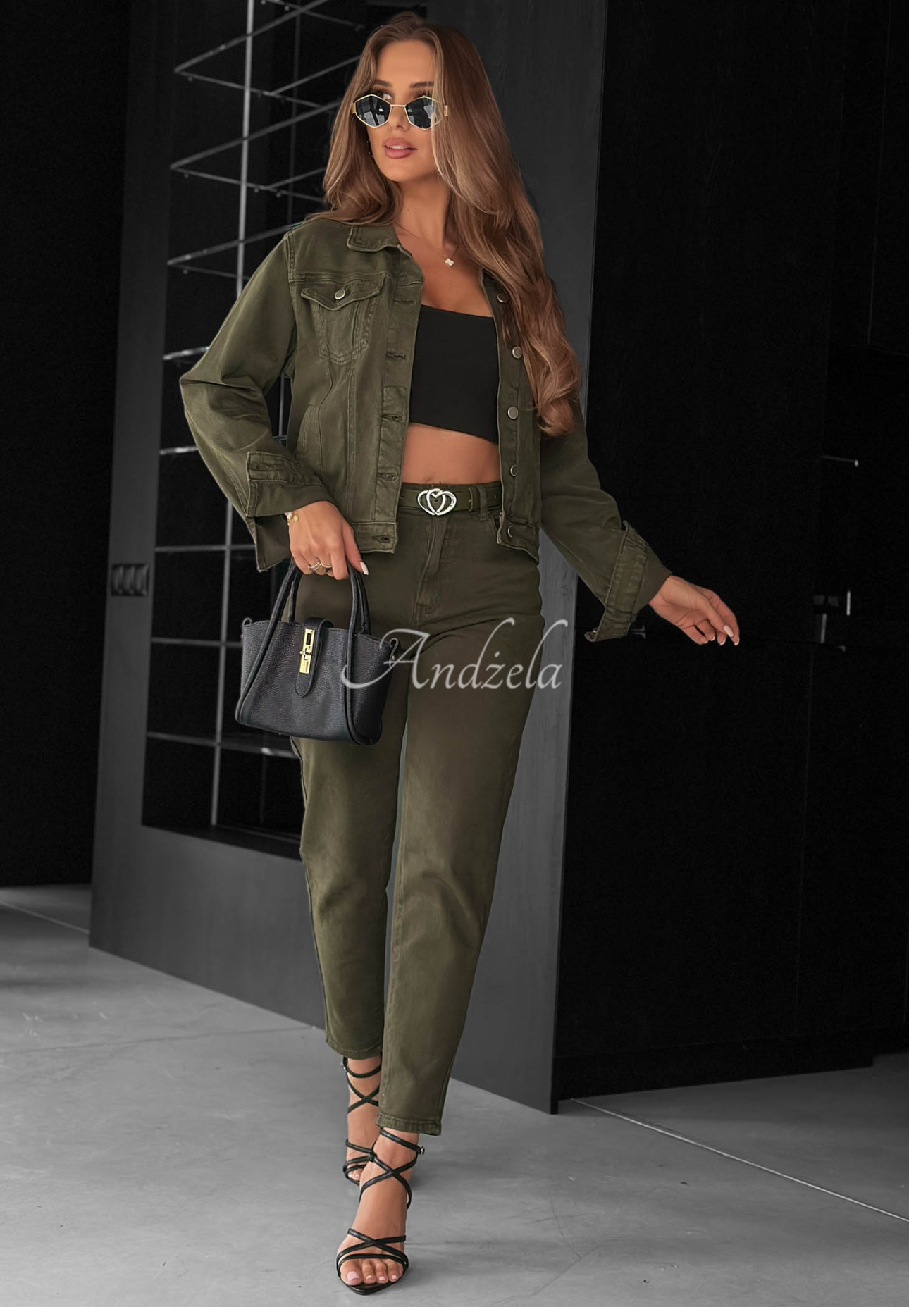 Jeansjacke More Than Ever Khaki