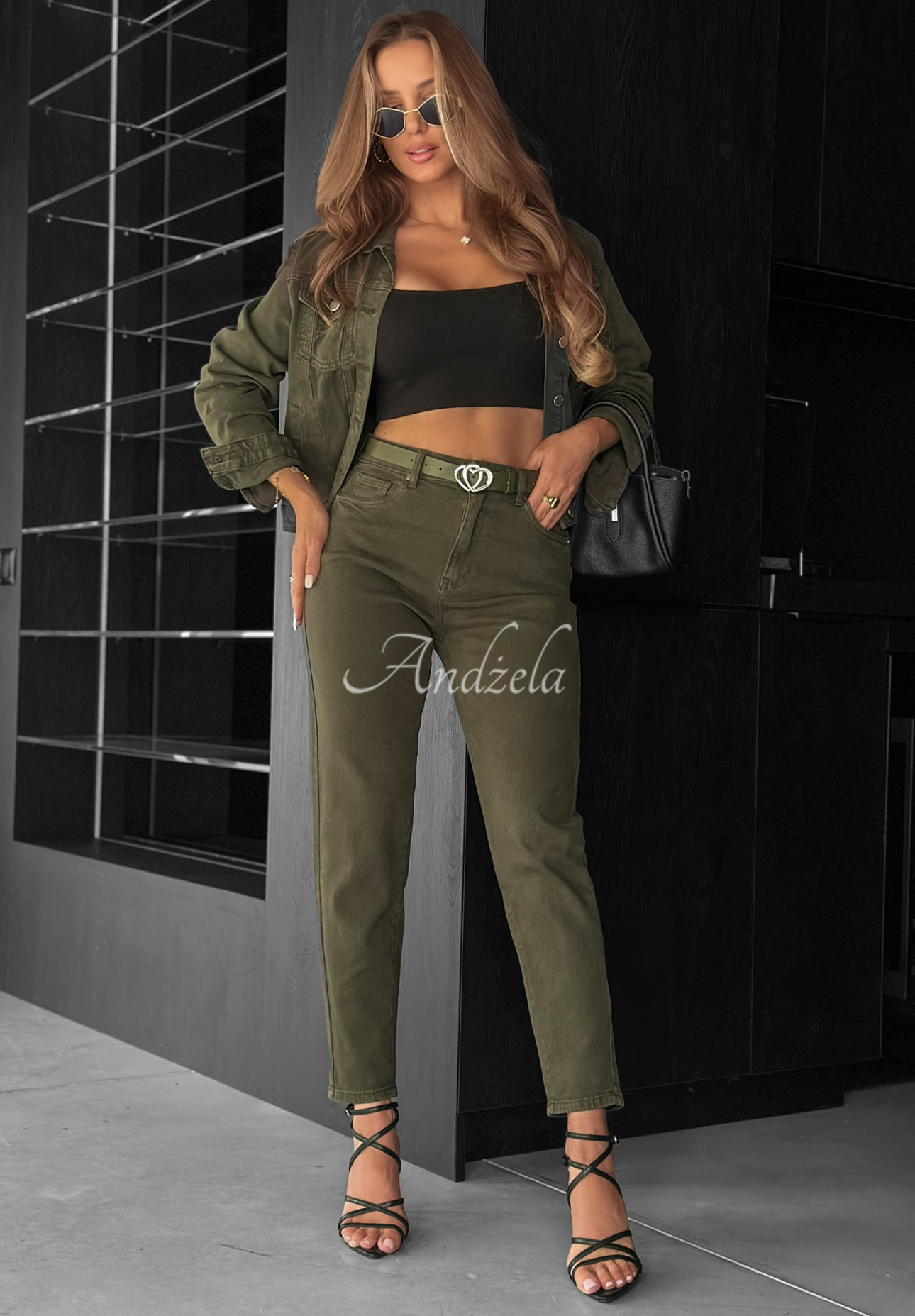 Jeansjacke More Than Ever Khaki