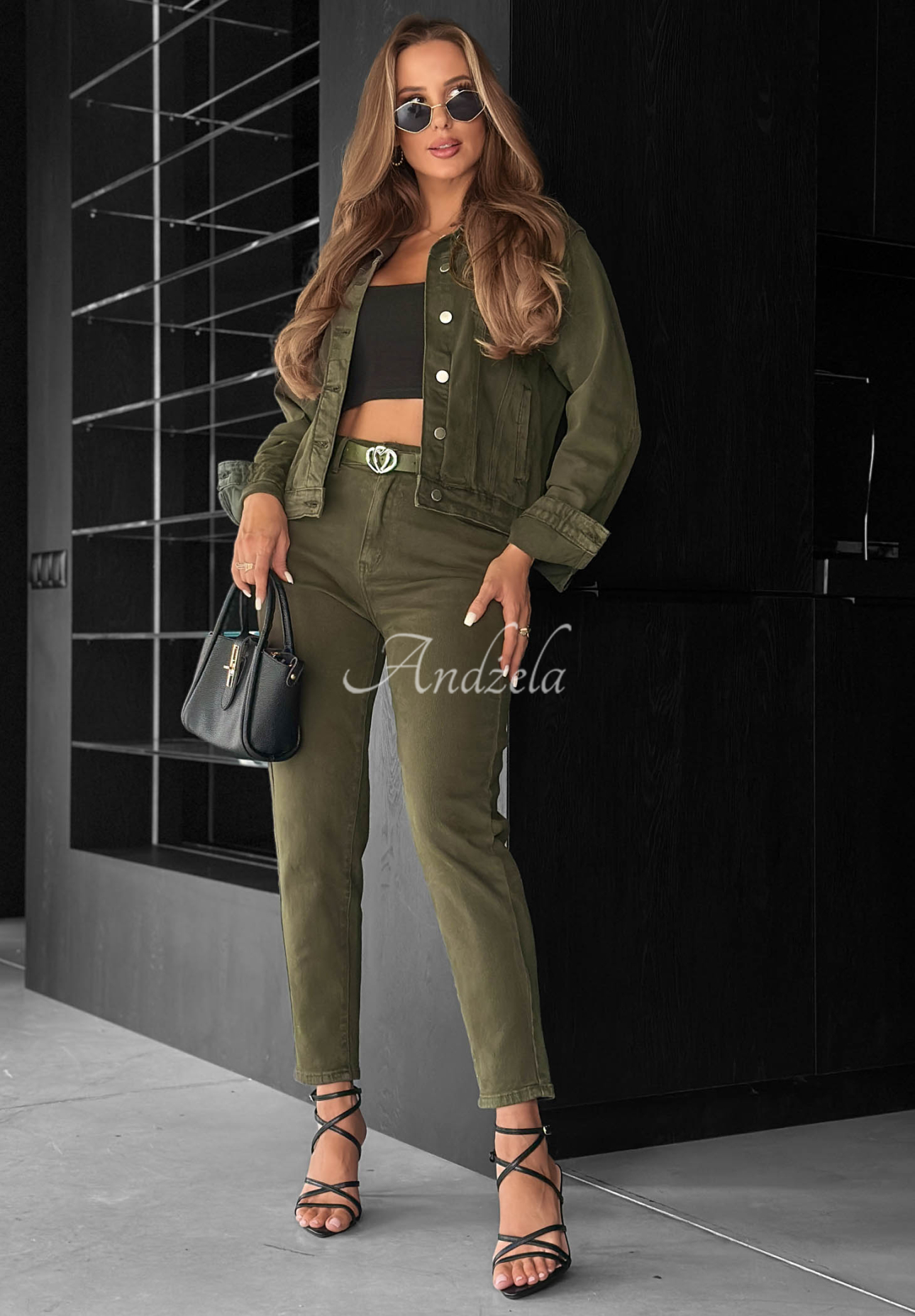 Jeansjacke More Than Ever Khaki