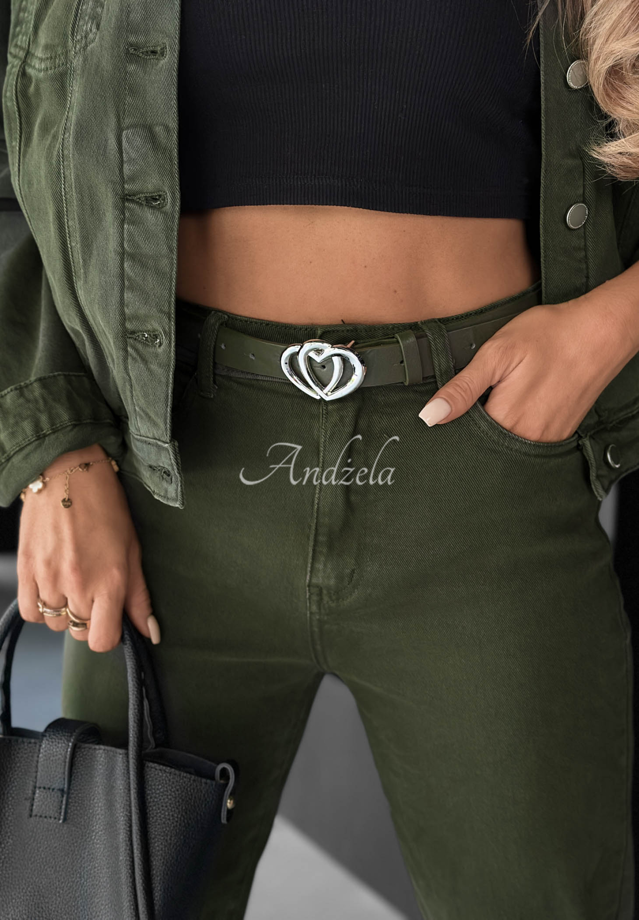 Jeanshose mom fit More Than Ever Khaki