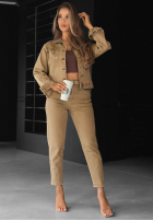 Jacke Jeans All We Need Braun