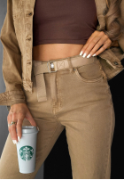 Hose Jeans mom fit All We Need Camel