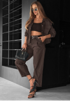 Set Jacke i Hose Dream Away Schokoladenbraun