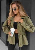 Lekka Jacke parka z kapturem Street Glow Beige
