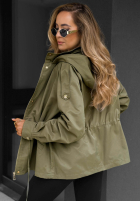 Lekka Jacke parka z kapturem Street Glow Beige