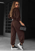 Sweat Set rozpinana Sweatshirt i Hose Comfort Club Schwarz
