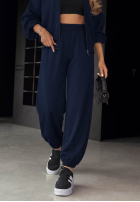 Sweat Set rozpinana Sweatshirt i Hose Comfort Club Schwarz