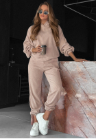 Sztruksowy Set Sweatshirt i Hose Quiet Confidence Schokoladenbraun