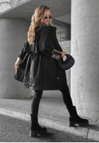 Jacke parka z kapturem Uniquely Smart Schwarz