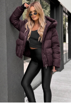 Puchowa pikowana Jacke z kapturem North Meadow Schwarz