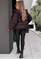 Puchowa pikowana Jacke z kapturem North Meadow Schwarz