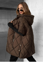 Pikowana Weste oversize Daily Comfort Schwarz