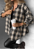 Hemd w kratę Cozy Edit Dunkelblau