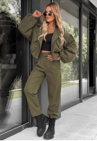 Krótki Mantel Meet Me Khaki
